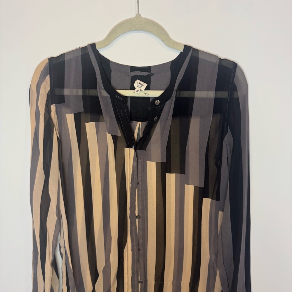 Wilfred Striped Long Sleeve Blouse
